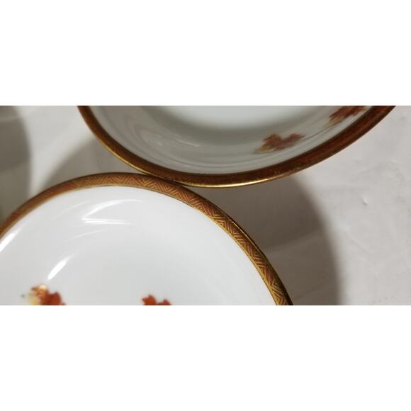 Japan marked bowls set of six Kutani porcelain (3.1244) - Picture 4 of 12